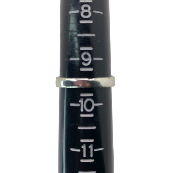 Silver and Light Blue Rhinestone Statement Ring - Size 9.5 - Picture 7 of 7